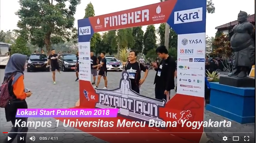Video Jogja Patriot Run 2018 – Mercu Buana