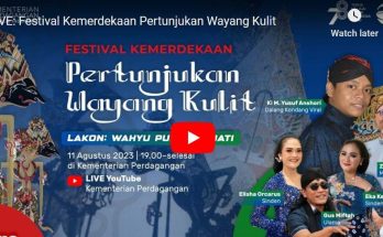 Festival Kemerdekaan Pertunjukan Wayang Kulit Wahyu Purbo Sejati Meriahkan Kementerian Perdagangan