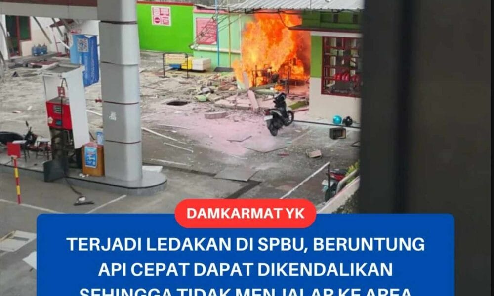 Kebakaran di SPBU Suprapto Yogyakarta Lukai Delapan Orang, Diduga Didahului Ledakan