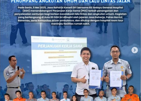 RS Sedayu General Hospital Jalin Kerjasama dengan Jasa Raharja, Kapolsek Sedayu Hadiri Penandatanganan