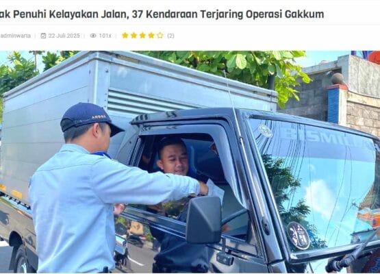37 Kendaraan Terjaring Operasi Gakkum di Yogyakarta Karena Tidak Laik Jalan