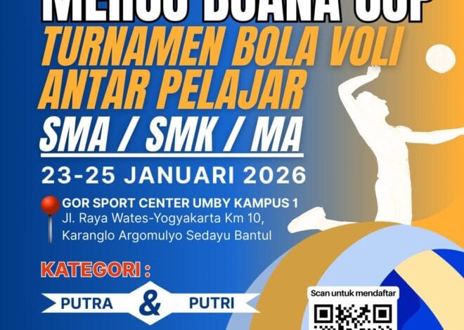 Mercu Buana Cup 2026, Turnamen Bola Voli Antar Pelajar Digelar di Sedayu