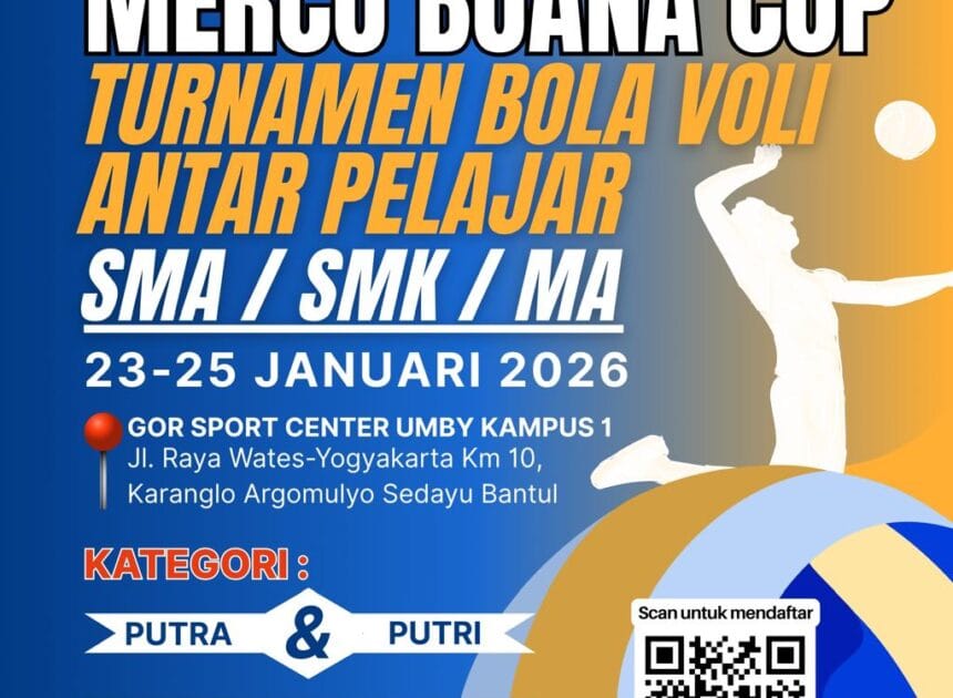Mercu Buana Cup 2026, Turnamen Bola Voli Antar Pelajar Digelar di Sedayu